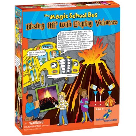 Learning science kits for the magic school bus infographics